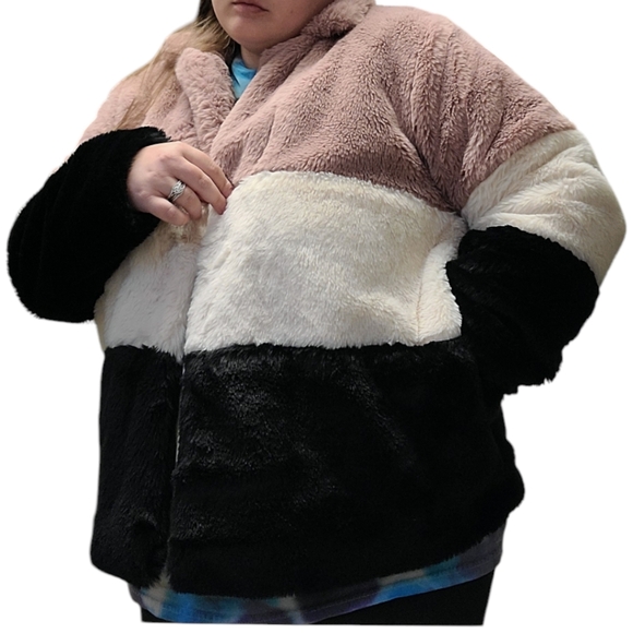 Fuzzy jacket xl furry jacket xl fuzzy coat xl furry coat xl super soft jacket xl - Picture 8 of 10